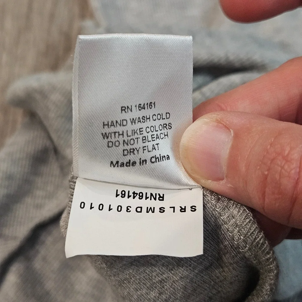 Bumpsuit Long Sleeve Maxi Dress Size M Grey Ribbed‎ Bodycon Stretch Maternity
